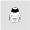 Mariner raccordo filettato tra miscelatore e flessibile doccetta, per set doccetta bidet, RIC0034-PBZ, Logica; Quadra bronzo spazzolato [Rubinetteria Bagno > Ricambi Rubinetteria Bagno]