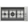 Foster Piano Cottura da Incasso a Gas 87 x 47 cm 3 Fuochi in Linea Acciaio inox Satinato Griglie in Ghisa Milanello Foster 7680 000 - 7680000