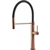 Foster Miscelatore Monocomando Cucina Acciaio AISI 316 trattamento PVD Copper con Canna Girevole e Doccia Snodabile Collezione Marine Skin Foster 8424 858 - 8424858