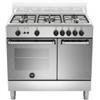Bertazzoni La Germania PRONTA CONSEGNA - SPEDIZIONE IMMEDIATA Bertazzoni La Germania AMN9P5GXVC Cucina Libera installazione 90 x 60 cm 5 Fuochi Gas Forno a Gas Finitura Inox Griglie Smaltate