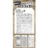 Tim Holtz - Stampers Anon Mini stencil, set #48, taglia unica