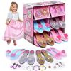 Playset Principessa per Bambina Gioco con Scarpe e Accessori Rosa