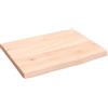 vidaXL Ripiano a Parete 40x30x2 cm Legno Massello Rovere Non Trattato