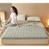 DSAoTeng Materasso futon da pavimento giapponese, in cotone spesso, trapuntato, tatami, coprimaterasso pieghevole, per letto singolo, matrimoniale, dormitorio, camera degli ospiti, appartamento in affitto