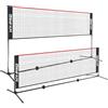 Hy-Pro Rete regolabile in altezza - altezza 3 m/4 m, facile da montare, leggera, borsa per il trasporto, rete sportiva ideale per bambini e adulti, badminton, tennis, pickleball, pallavolo