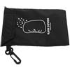 GLEAVI Borsa da Campeggio con Gancio, Chiusura a Strappo, Nero | Poliestere Leggero, Fissaggio alla Cintura, Accesso Rapido, per Trail Walking, Arrampicata e Oggetti Piccoli