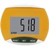 MiOYOOW Contapassi 3D Digitale, Mini Pedometro Giornaliero Monitoraggio Portatile con Cilp, Monitor Target Giornaliero per Sportivo Fitness e Allenamento, per Uomini Anziano e Donne
