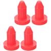 VANZACK Silicone Tappo di Scarico Rosso per Kayak 4 Pezzi | Kayak Sit-in e Uscite Ricreative, Ricambio per Fori di Scolo, Uso Marino, Adatto a Molti Modelli