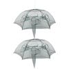 TOPPERFUN 2 Set Rete Pieghevole e Gamberi con Ingressi, Rete Mesh | Struttura a Ombrello, Marcatori Fluorescenti e Visibilità Notturna, per Laghetto e Cattura in Acqua