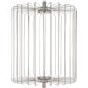 jojofuny Raccoglipalle da Tennis in Acciaio Inox, Portatile, Argento | Raccolta Rapida Sul Campo, Compatibile Vari Pali, Comfort Migliorato, Cesto per Palline