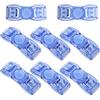 OHPHCALL 8 Pezzi Fibbia per Occhiali da Nuoto, Regolatore Blu in Plastica PC | Compatibile la Maggior Parte dei Modelli, per Cinghie e Occhiali, Soluzione Pratica per Nuotatori e Allenatori