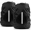 Vintree Parapioggia per Zaino 2 Pacchi Impermeabile Outdoor Reflective Copri Zaino per Pioggia AntiPolvere Antifurto Bicycling Escursionismo Campeggio in Viaggio