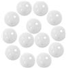 Luxshiny 20 Pezzi Palline da Golf di Allenamento Bianche in PP Fori Cavi | Pratica nel Giardino e Swing, Leggere e Convenienti, Adatte a Mazze e Tee da Golf