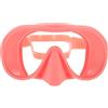 ibasenice Maschera da Snorkeling per Naso Coperto, Vetro Temperato | Silicone Rosa, Fascia Regolabile e Tenuta Aderente, per Allenamento in Acqua e Vacanze al Mare