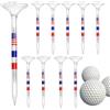 Generic Pratica Golf Tees Bandiera Americana Modello Formazione Forniture On-Course | Stalla per cortile, campo da golf, prati