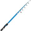 BELLIFFY Blu Canna da Pesca in Vetroresina e ABS Mini Portatile | Impugnatura Confortevole, Compatta e Leggera, per Pesca in Viaggio, Principianti e Acqua Salata