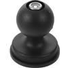 DEARMAMY Supporto a Sfera per Binario Kayak con Bullone T Nero 1,6 Pollici | Base Girevole a 360 Gradi, Metallo e Nailon Antiscivolo, per Pesca e Accessori su Guida
