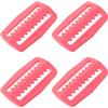 Amosfun 4 Pezzi Fermaglio Rapido per Cintura Zavorra Sub Fermacinghia ABS | Installazione Semplice, Compatto e Portatile, Antiabrasione, per Snorkeling e Immersione