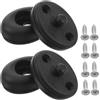 BATHVEVE 2 Set Fibbia a Scatto per Muta Subacquea, Acciaio Inox | Chiusura Rapida a Sgancio Laterale, Nero, per Snorkeling e Immersioni, Collegamento Sicuro