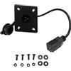 Garosa Cart Porta di Ricarica Adattatore, Compatibile con Club Car E-Z-Go | Lunghezza Cavo 470 Mm, Terminali in Rame 14 AWG, Pannello Anti-caduta, Copertura in Gomma Antipolvere, Compatibile con Club