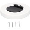 Culnflun Flush Mount Marine Scupper Valve Assembly, Boat Scupper Flapper Self Bailing Valve Flush Mount Scupper Adapter Prevent Water from Flowing Back