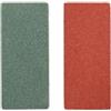 TOPPERFUN 2 Pezzi Pietra Abrasiva Morbida per Bordo Sci e Snowboard 60/120 | Alluminio e Gomma, Rimozione Bave e Piccole Scheggiature, Formato Mini Tascabile
