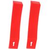 FOMIYES Tappeto Antiscivolo in Silicone per Bilanciere, Protezione Pavimento | Supporto Portatile, Riduzione Rumore e Stabilità, per Allenamento Casa e Palestra, Rosso