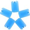 BESPORTBLE 5 Pezzi Buste Ghiaccio per Borsa Frigo, PE, Freddo Duraturo | Bevande e Frutti di Mare, Uso Scuola e Sport, Leggere da 4, 59 Once Ciascuna