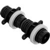 Alasum 2 Pezzi Adattatore Valvola Aria, Connettore Nero PVC | Design Ermetico, Compatibile Pompe, per Gommoni Gonfiabili, Kayak, Campeggio e Attività All'aperto