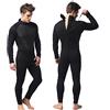 Bediffer Muta da Sub da Uomo, Corpo Intero in Neoprene da 3 Mm | Materiale ad alta elasticità, cuciture piatte, cerniera posteriore, perfetto per lo snorkeling, il surf
