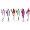 UKCOCO Esca da Pesca Artificiale Imitazione Pesce Finto 4,5cm 3,3 G | Corpo in Ferro e Abs, Aspetto Realistico 3d, Colori Vivaci, Riutilizzabile per Pesca in Barca