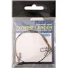 HaloModora Confezione da 2 terminali resistenti in acciaio inox con moschettone girevole per pesca in acqua dolce e salata (30 cm, 18 kg)
