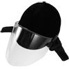 JECOMPRIS Casco Equestre Nero in Velluto e Plastico per Uomini e Donne | Uso Versatile per Allenamento a Cavallo e Sport Equestri, Stile Semplice ed Elegante, Finitura Nera Classica