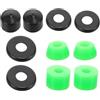 HAKIDZEL Ammortizzatore per Skateboard in PU, Cuscinetto Antiurto Nero e Verde | Truck da Skateboard e Longboard, Set Cup Washer, Bushing e Pivot Cup, Uso Street
