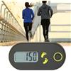 WYFCR Mini Pedometro, 3D Pedometro per Camminare, Mini Fitness Walking Steps Counting, ultra-basso consumo energetico, Accurato Step Counter con Display per Passi per Anziani Uomini Donne