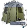 Lumaland Tenda da doccia di alta qualità, tenda per toilette per interni ed esterni, tenda mobile per spogliatoio e tenda per stoccaggio, tenda per fotografia di animali, ideale per campeggio