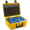 B&W Outdoor.cases Tipo 4000 per DJI Mavic 2 (Pro/Zoom), Kit Fly More giallo"