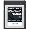 Delkin Scheda CFexpress™ di tipo B G3 nera 150 GB"