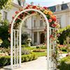 qodxcrfv Arco Da Giardino In Metallo Per Piante Rampicanti, Arco Da Giardino Supporto,Archetto Per Matrimoni E Feste,Sostegno Per Piante Da Orto,Per Arrampicata Resistente Alle Intemperie, In Metallo