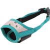CAPASTEC Museruola Per Cani Verde 1pc Anti-Morso Morbida Traspirante | Poliestere, Peso 35g, Circonferenza Muso 9-12cm, Cinturino Regolabile, Anti-Rosicchiamento, Taglie: Piccola, Media, Grande