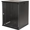 Link LK1915U66N Armadio Rack 19 15 Unità da Muro 750X 540 X Profondità 600 mm, Nero