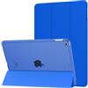 MoKo Cover Custodia Per iPad 6a/5a Gen.2018/2017 da 9,7, Indaco | Ultra Sottile Leggero Custodia con Funzione di Auto Sveglia/Sonno Retro Semi-Trasparente Rigido