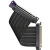 Cooler Master MasterAccessory - Cavo riser PCIe 3.0 x16 V2, schermato EMI, cavo TPE ultra flessibile, slot PCI rinforzato, connettori dorati, custodia protettiva in ABS, 200 mm