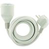 Zenitech - Prolunga HO5VVF 3G1.5, 3 m, colore: Bianco