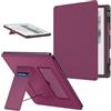 MoKo Custodia con Supporto per Kindle Scribe 11(2025,3a gen.),Fico | per Scribe Colorsoft (2025, 1a gen.), [Portapenne integrato] Custodia Sottile in pelle PU con Auto Sonno/Sveglia