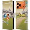 Head Case Designs Custodia a portafoglio in pelle con licenza ufficiale The Flintstones Pebbles Flintstones Characters, compatibile con Apple iPhone 17 Pro Max