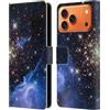 Head Case Designs Custodia a portafoglio in pelle con licenza ufficiale Cosmo18 Star Cluster Space compatibile con Apple iPhone 17 Pro Max