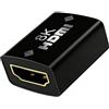 vgggrd Accoppiatore HDMI 8K, Adattatore HDMI Femmina a Femmina Supporto 8K/4K @ 60Hz UHD, Prolunga Cavo HDMI per Laptop, PC, Monitor, Roku TV(Nero)