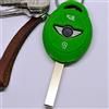 mt key Coperchio di protezione in silicone verde per chiavi auto compatibili con Mini One Cooper Cabrio Clubman