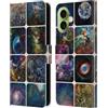 Head Case Designs Custodia a portafoglio in pelle con licenza ufficiale Cosmo18 The Amazing Universe Space compatibile con Apple iPhone 17